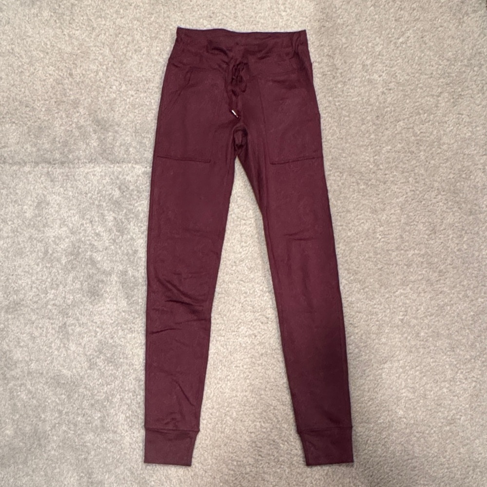 Aerie Burgundy Joggers